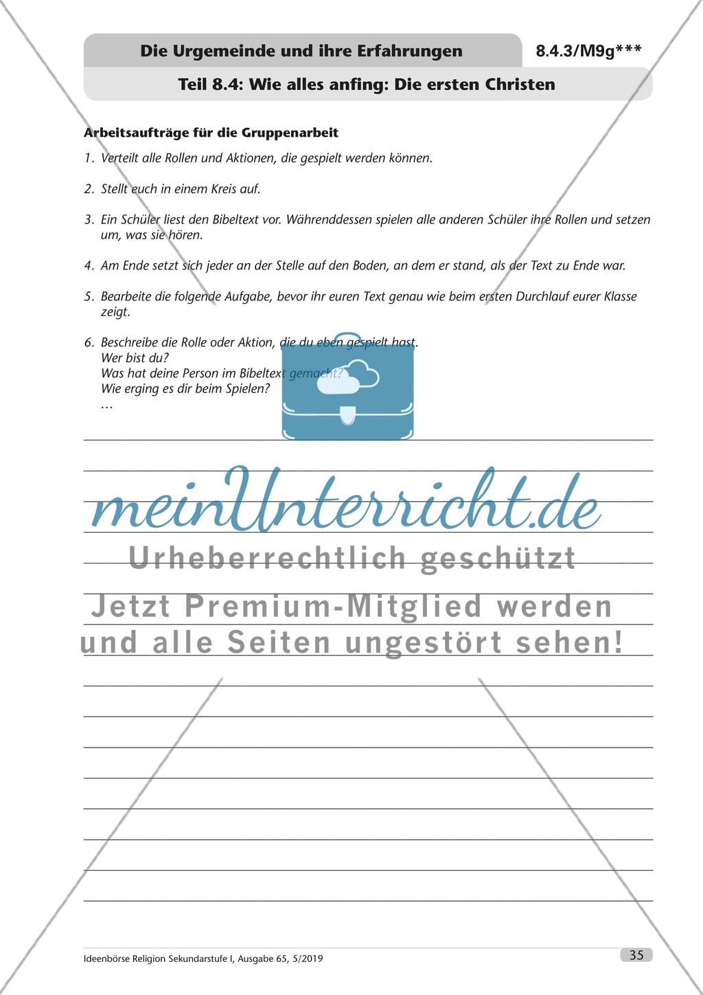 Die Urgemeinde und ihre Erfahrungen Preview 36