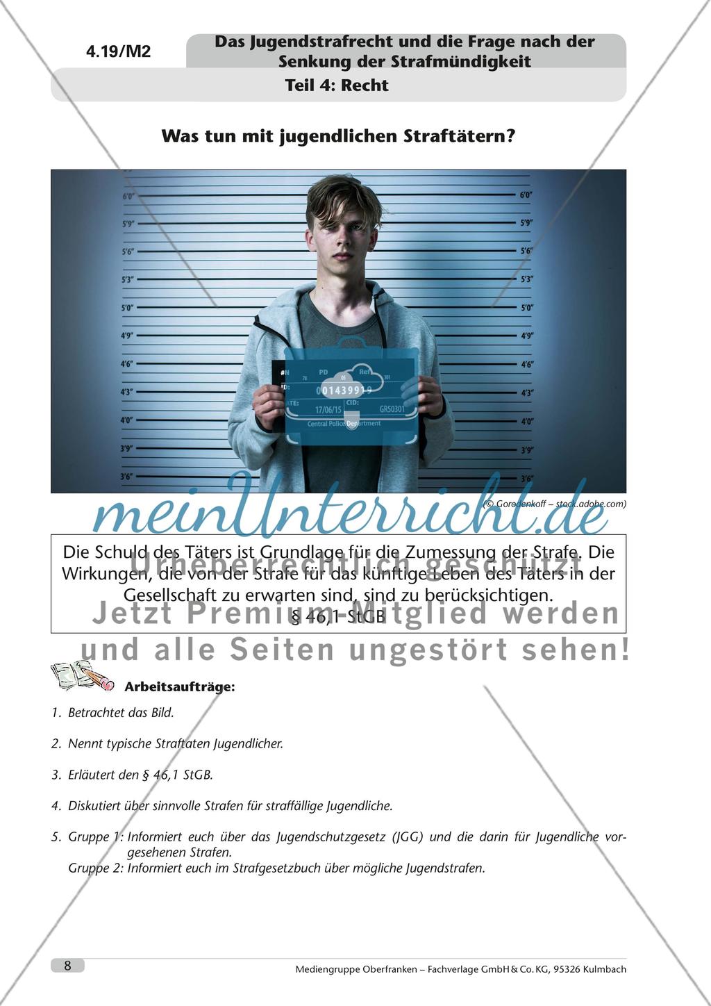 Jugendliche außer Rand und Band? Das Jugendstrafrecht und die Frage ...