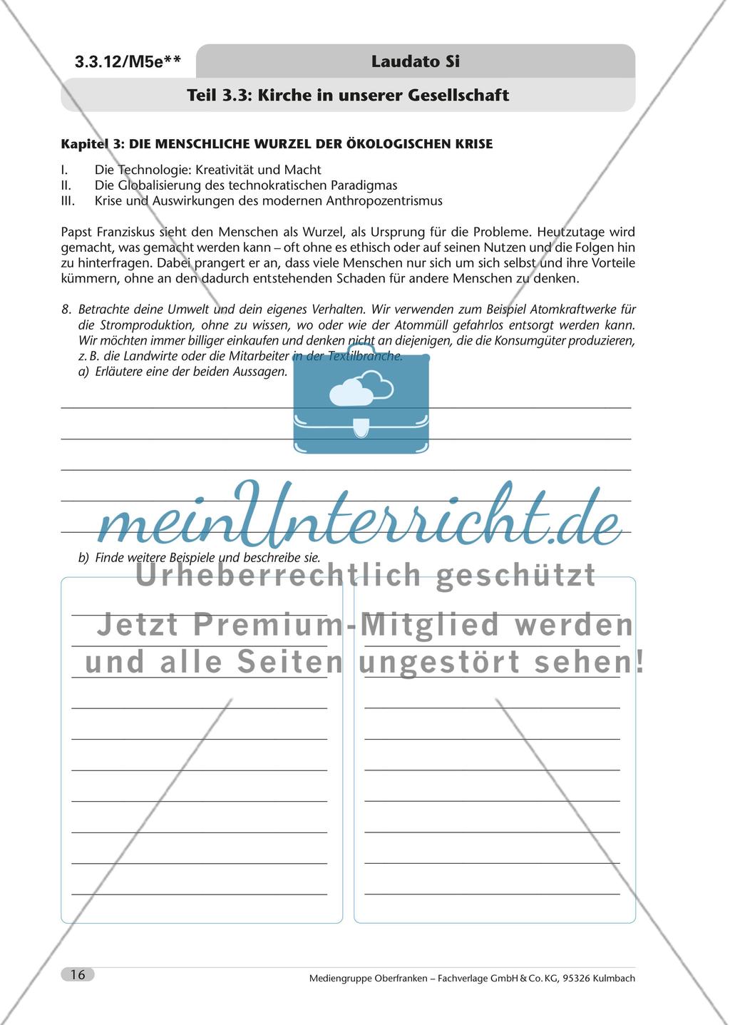 Laudato si – der Papst und die Umweltfrage Preview 17