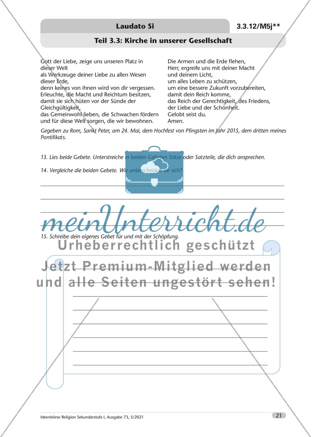 Laudato si – der Papst und die Umweltfrage Preview 22