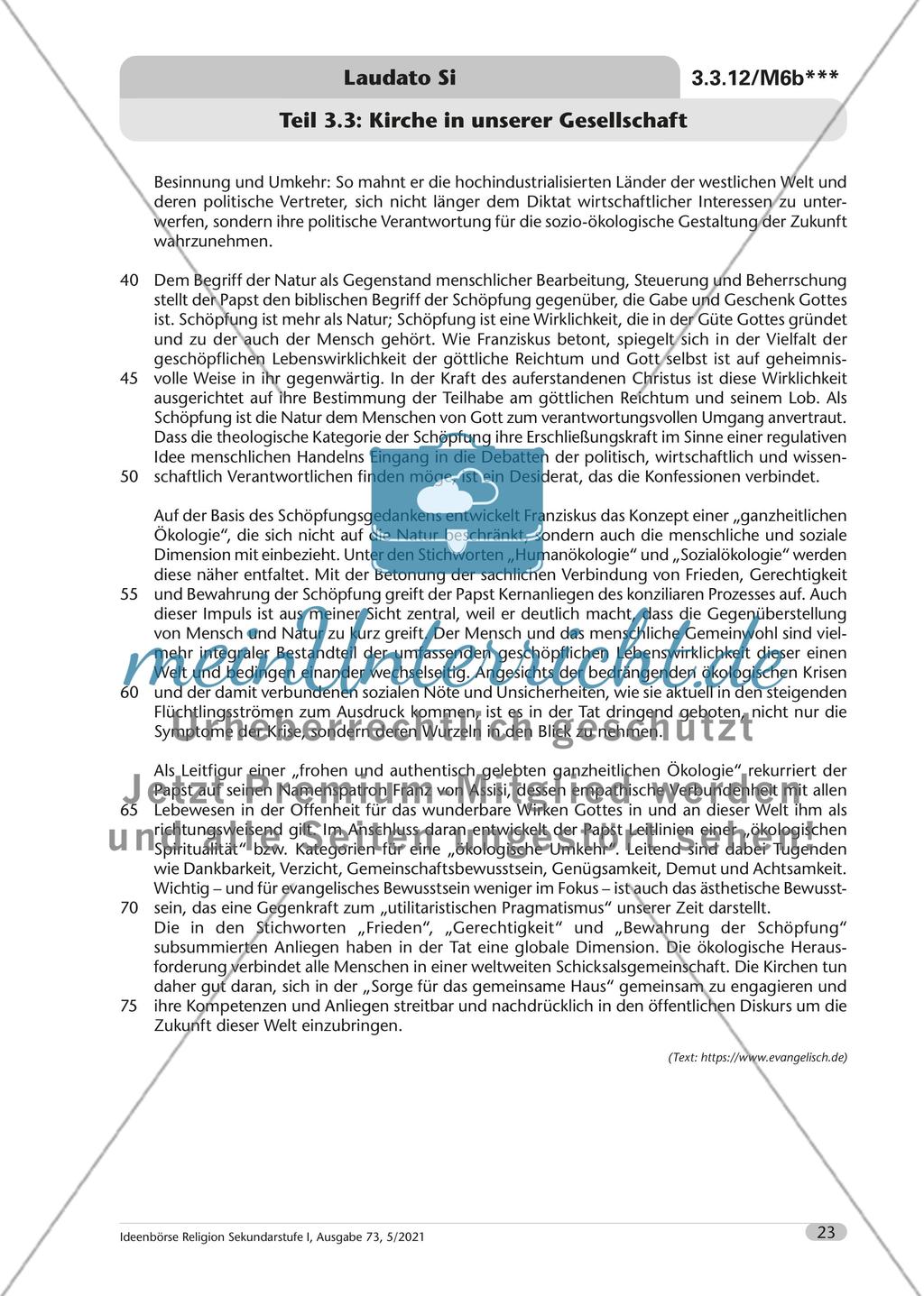 Laudato si – der Papst und die Umweltfrage Preview 24