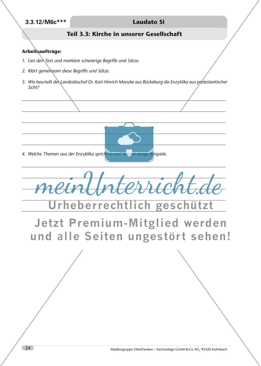 Laudato si – der Papst und die Umweltfrage Preview 25