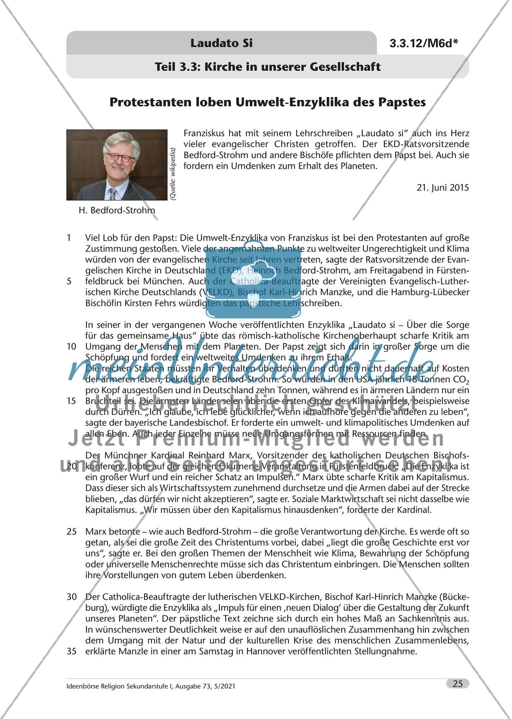 Laudato si – der Papst und die Umweltfrage Preview 26