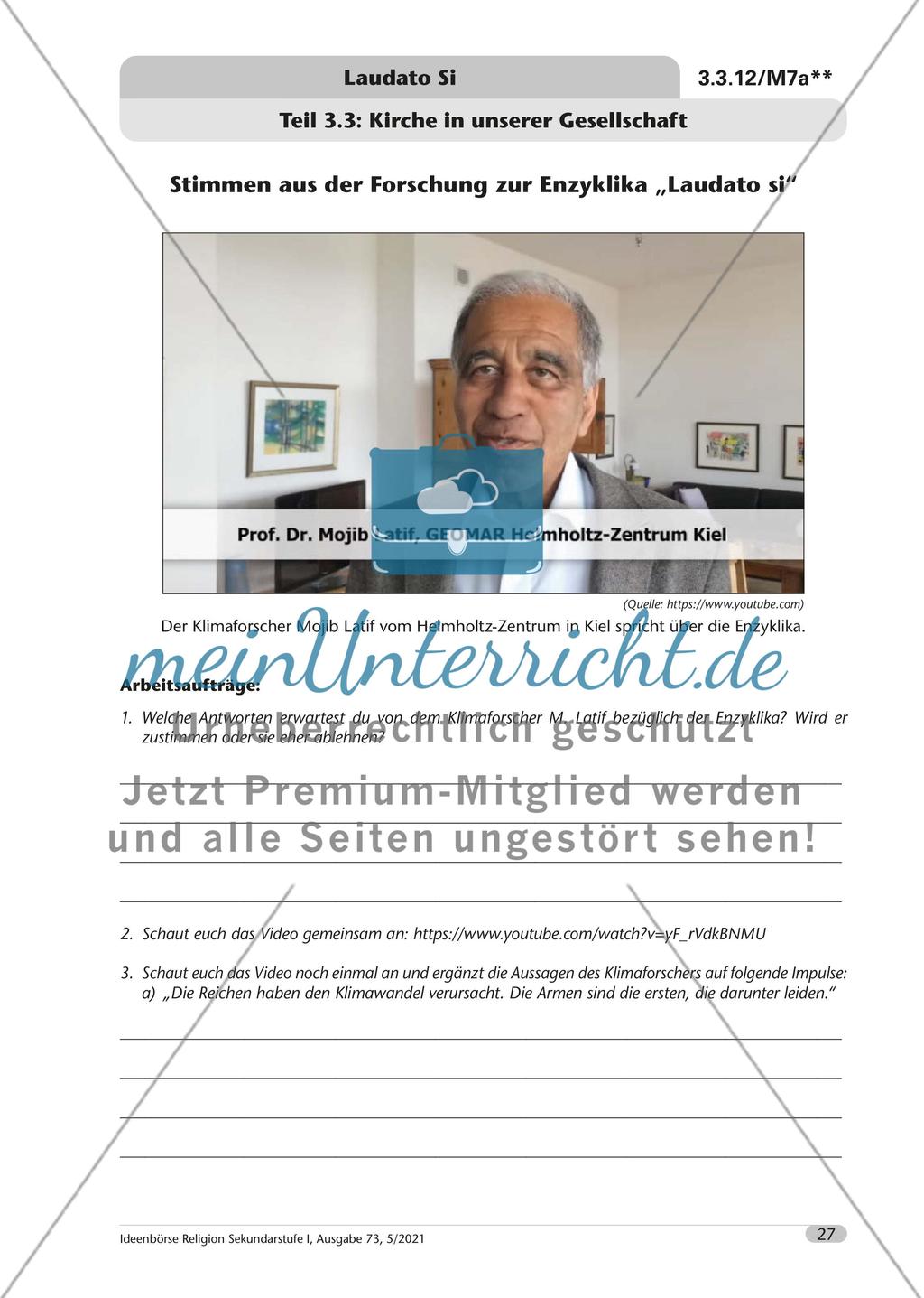 Laudato si – der Papst und die Umweltfrage Preview 28