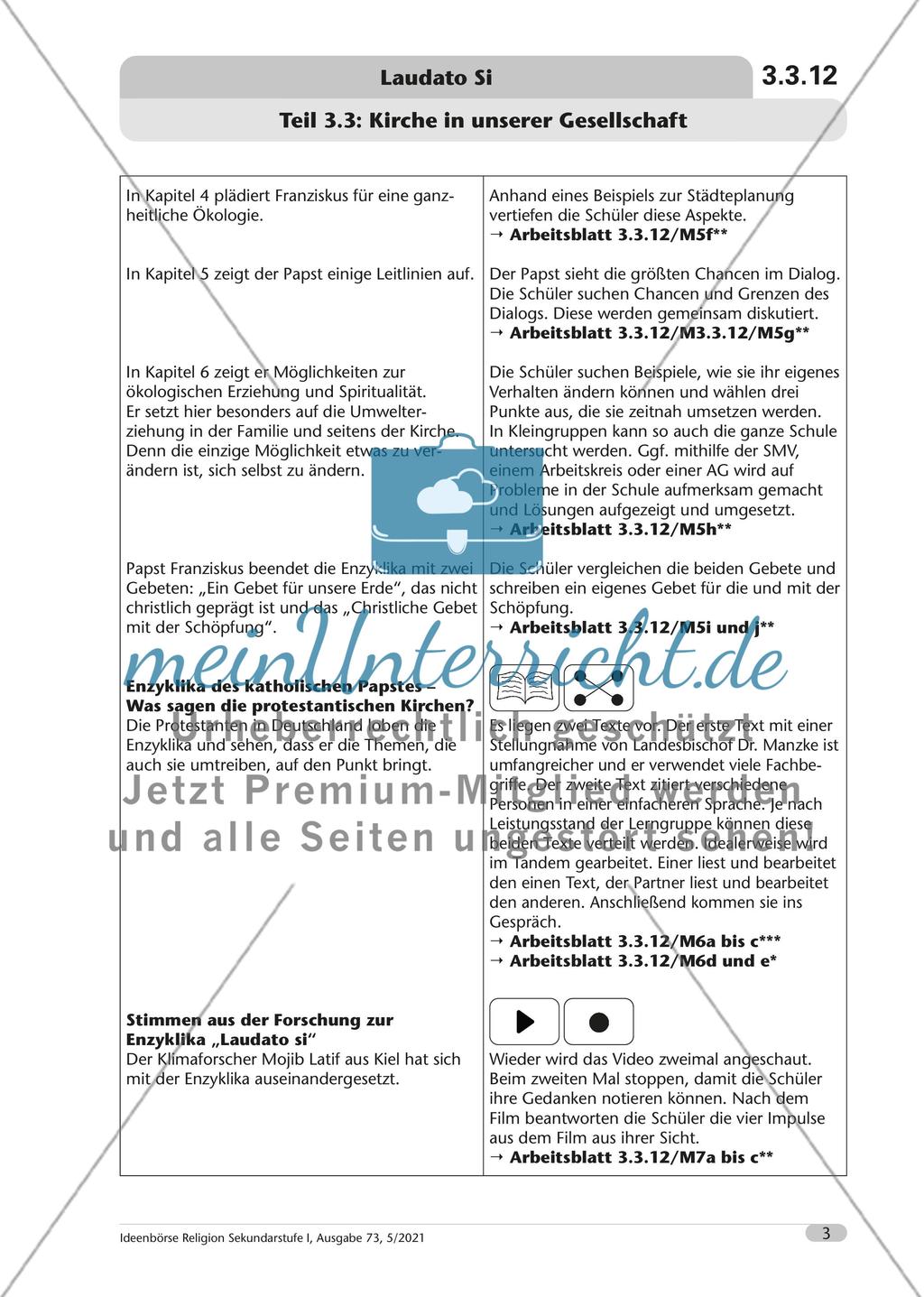 Laudato si – der Papst und die Umweltfrage Preview 4