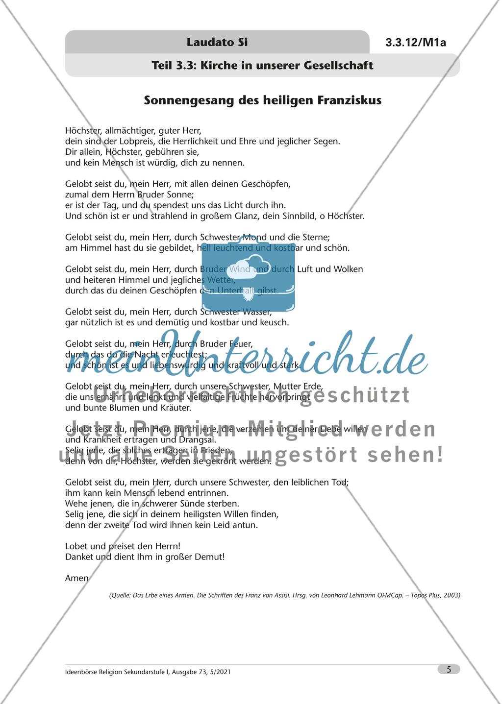 Laudato si – der Papst und die Umweltfrage Preview 6