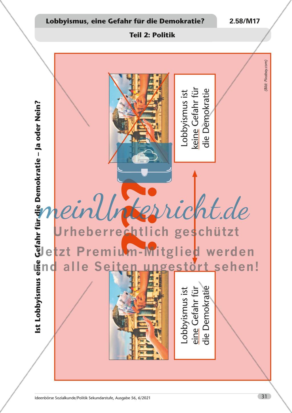 Lobbyismus, eine Gefahr für die Demokratie? Preview 32