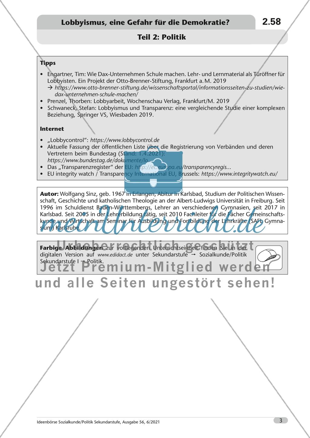 Lobbyismus, eine Gefahr für die Demokratie? Preview 4