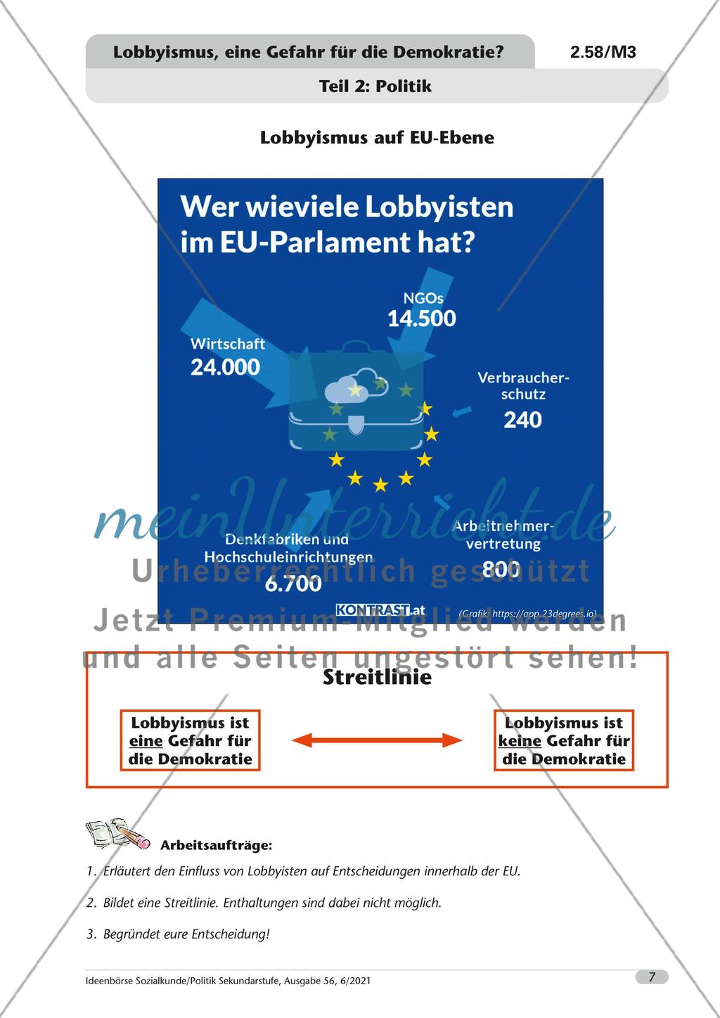 Lobbyismus, eine Gefahr für die Demokratie? Preview 8