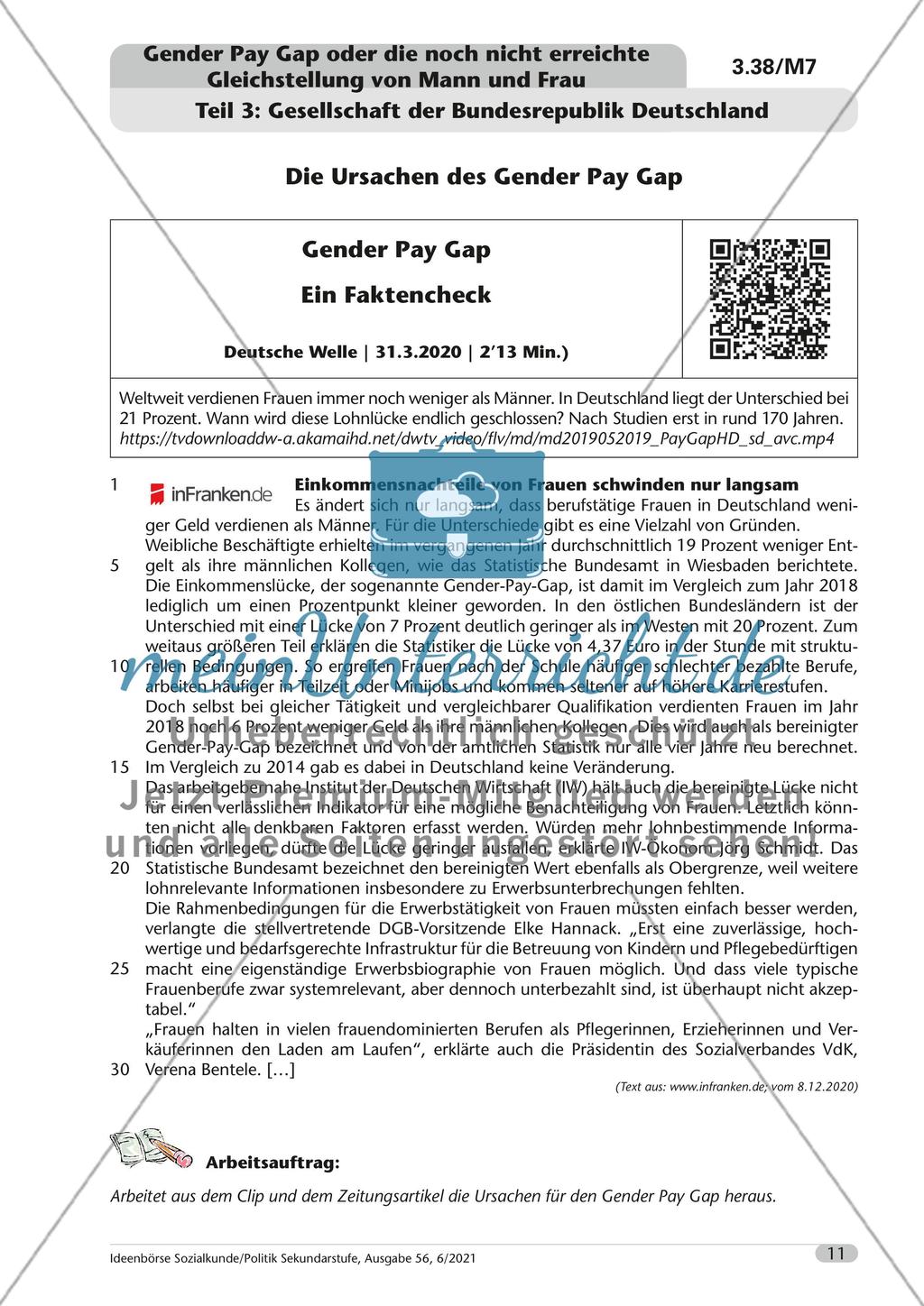 Gender Pay Gap oder die noch nicht erreichte Gleichstellung von Mann und Frau Preview 11