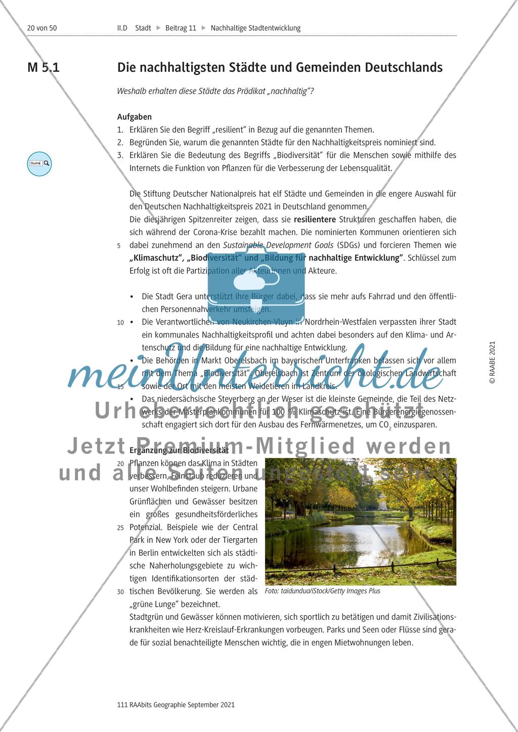 Nachhaltige Stadtentwicklung - M5-M8 Preview 2