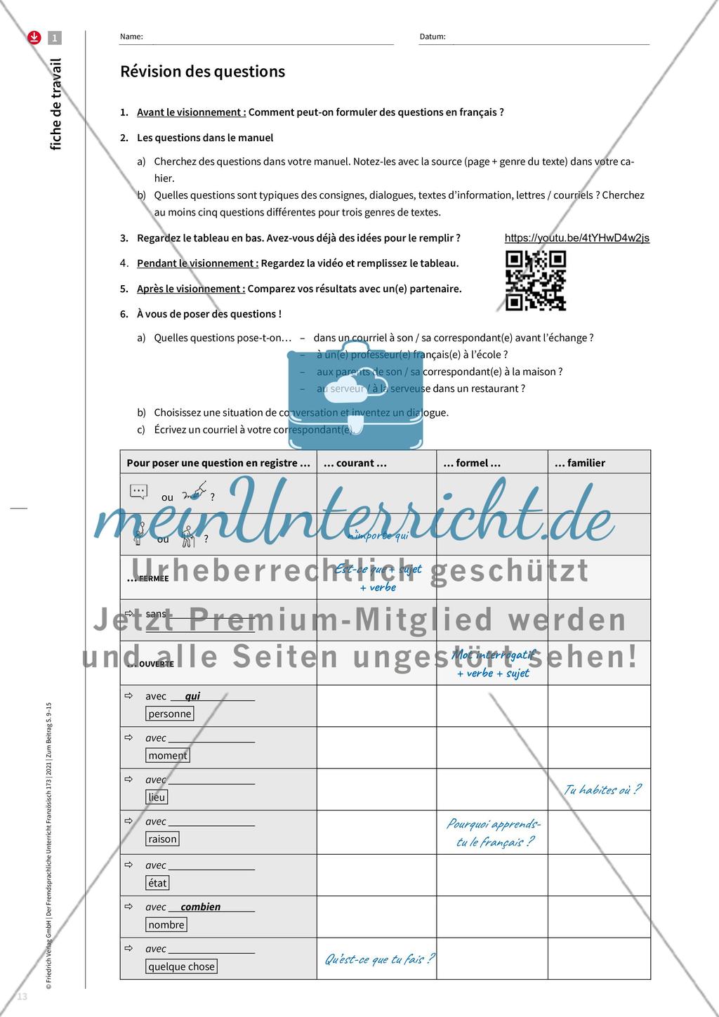 Comment formuler les questions? Preview 5