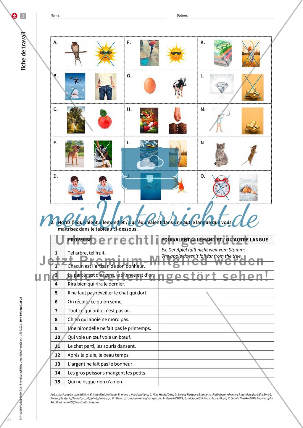 Jouons avec des proverbes! Preview 5