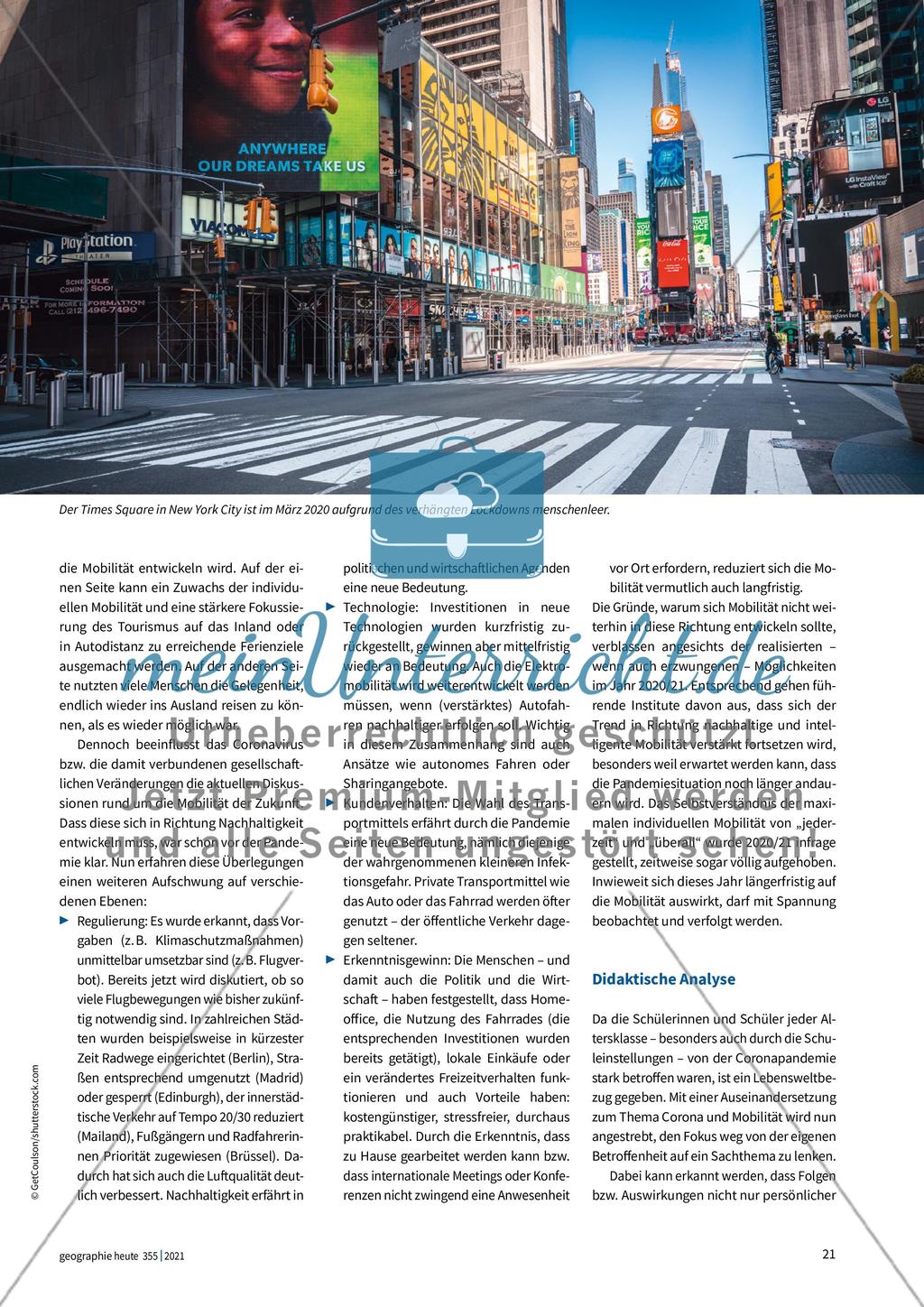 Ein Virus verändert die Mobilität Preview 3