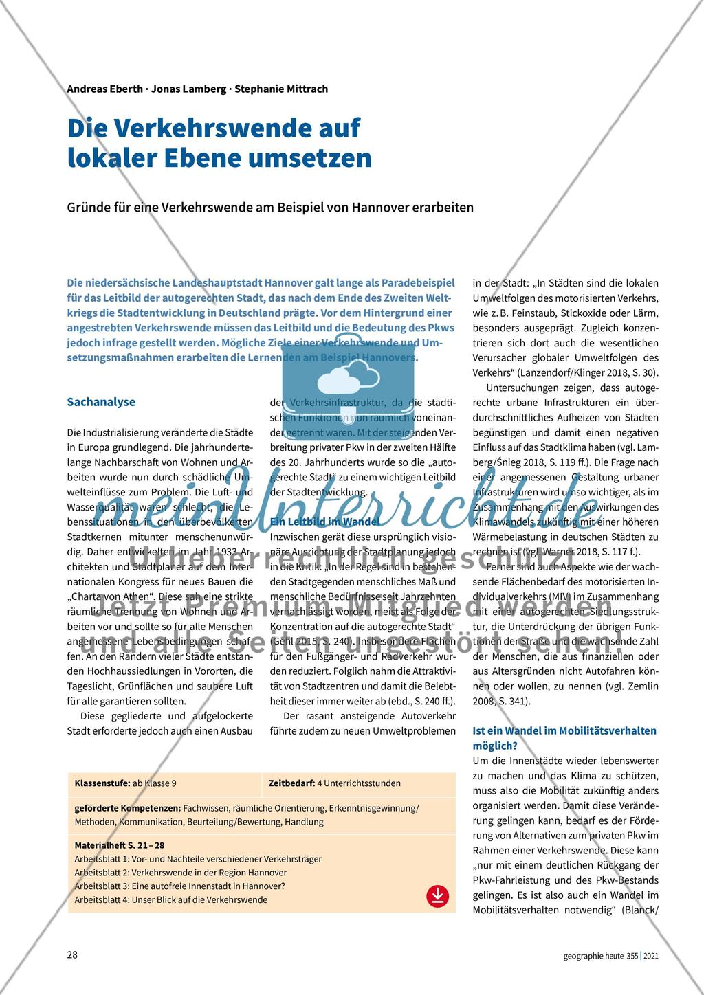 Die Verkehrswende auf lokaler Ebene umsetzen Preview 1