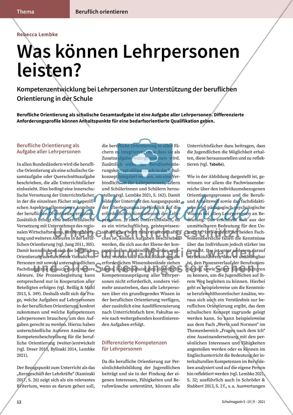 Was können Lehrpersonen leisten? Preview 1