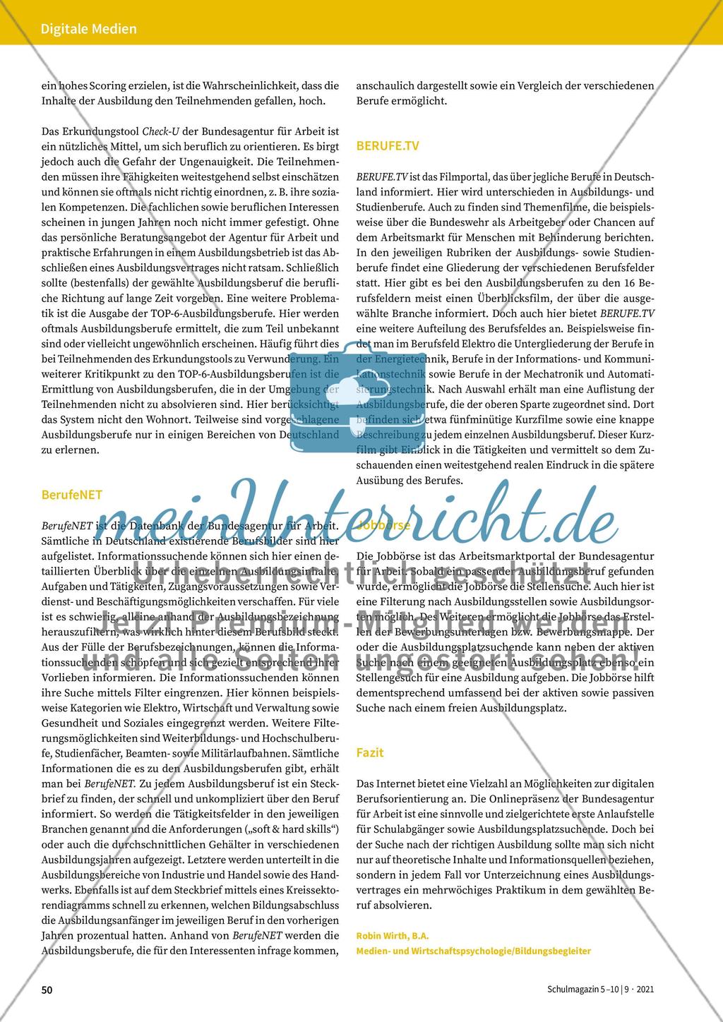 Berufsorientierung digital Preview 2