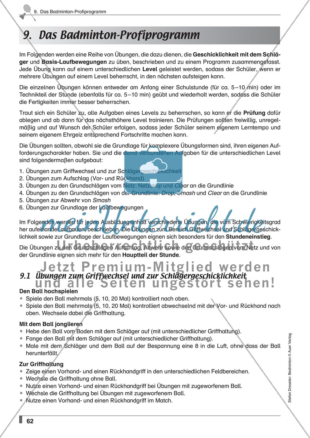 Das Badminton-Profiprogramm Preview 1