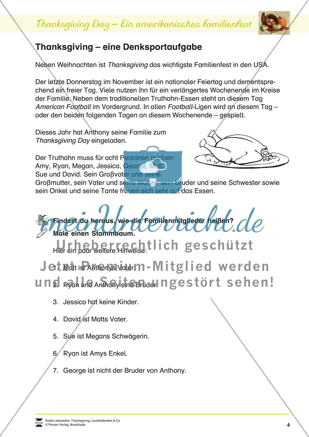Thanksgiving, Laubhüttenfest & Co Preview 6