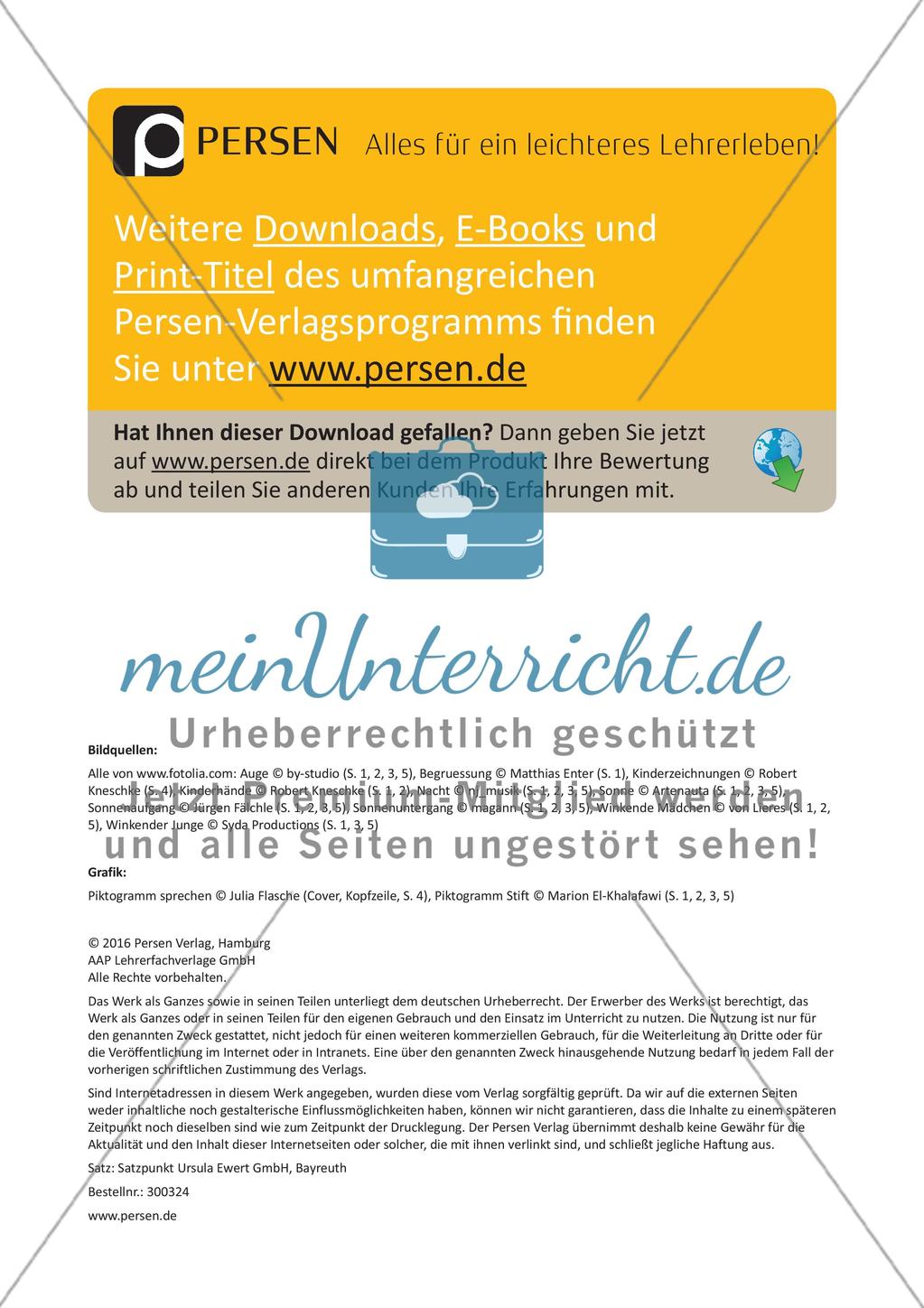 DaZ: Sich begrüßen und verabschieden Preview 10