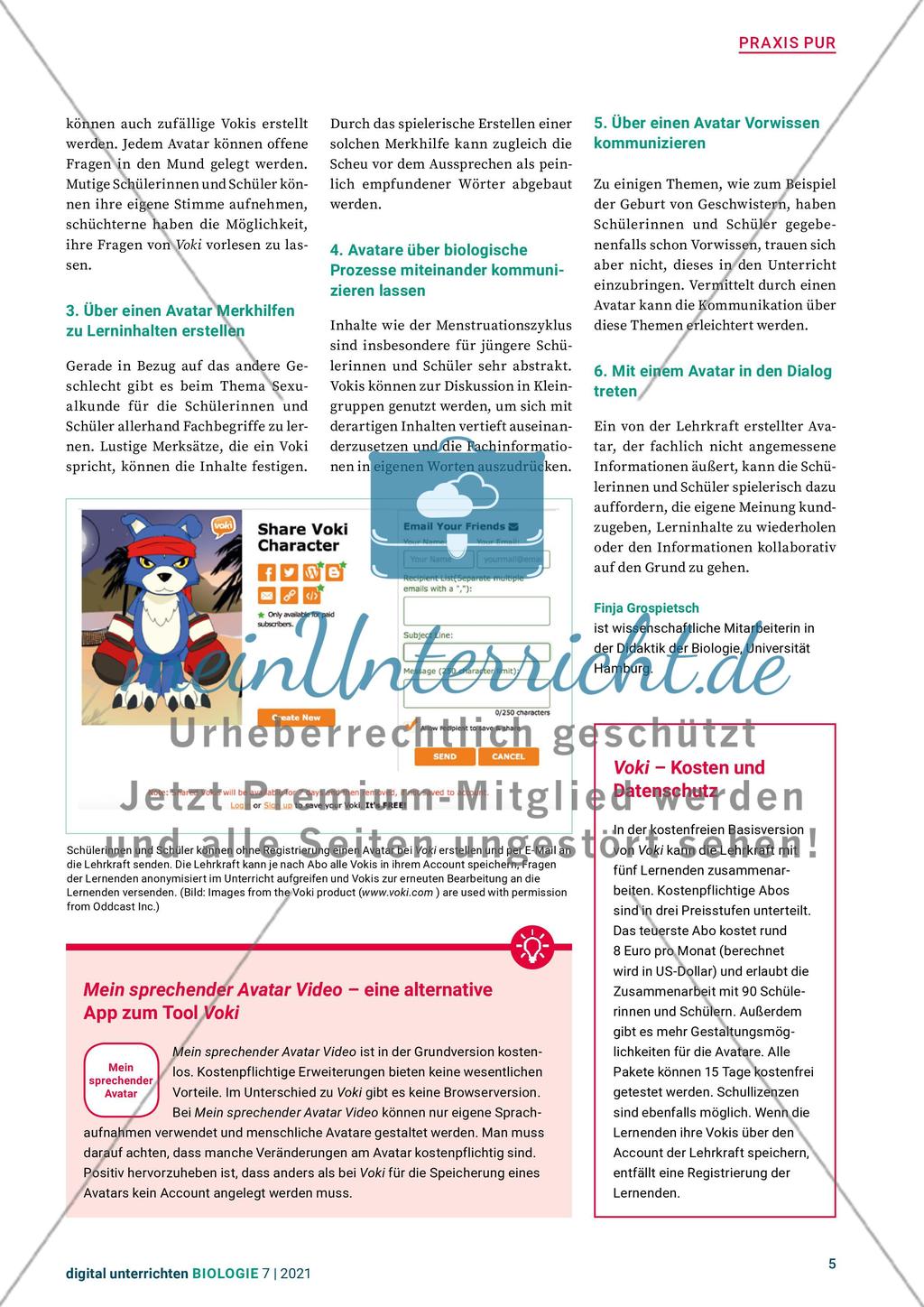 Digital unterrichten – Biologie –7 Preview 5