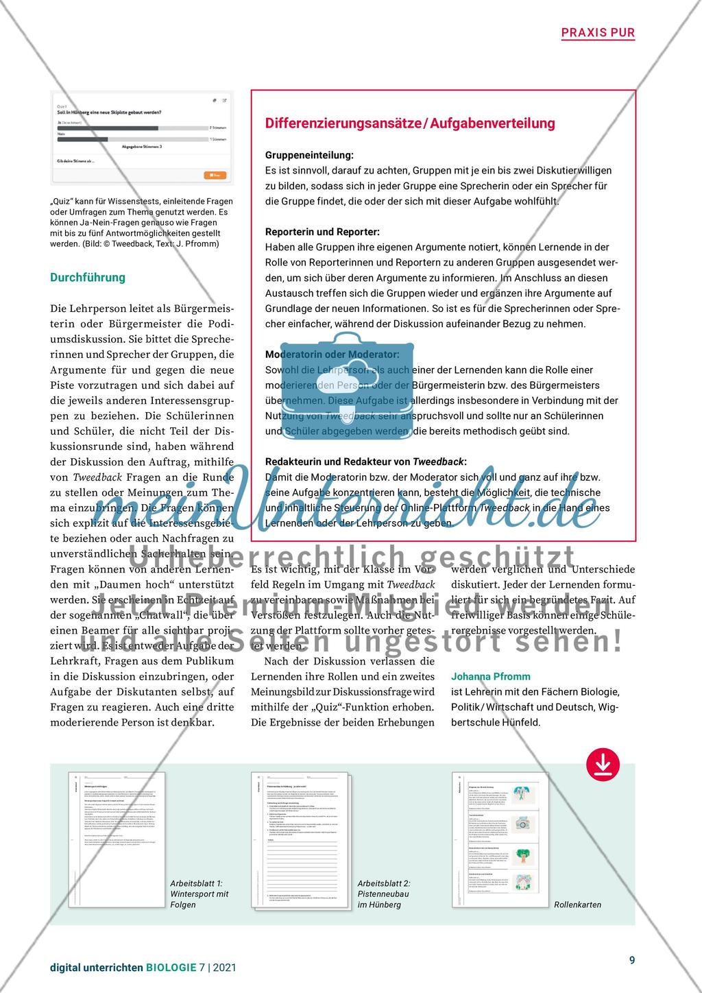 Digital unterrichten – Biologie –7 Preview 9