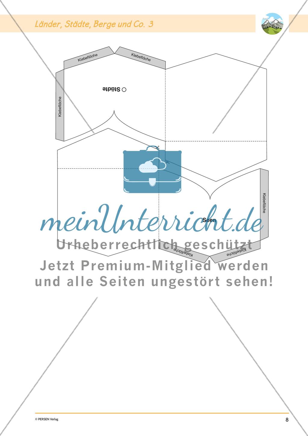 Lapbook: Die Alpen Preview 10