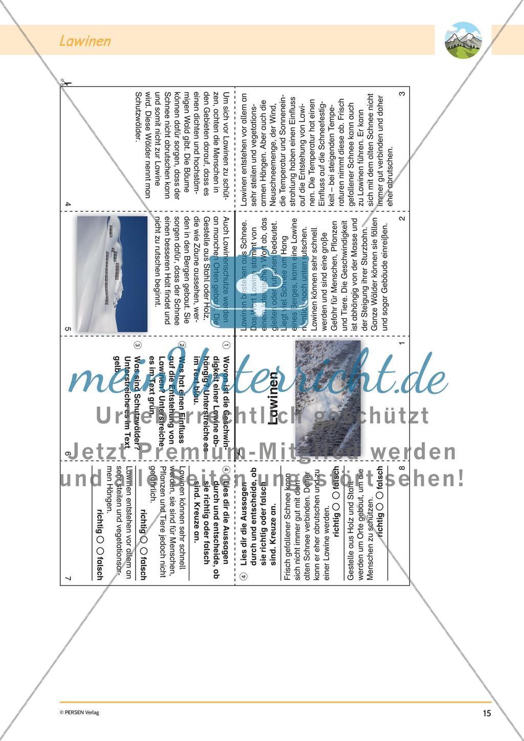 Lapbook: Die Alpen Preview 17