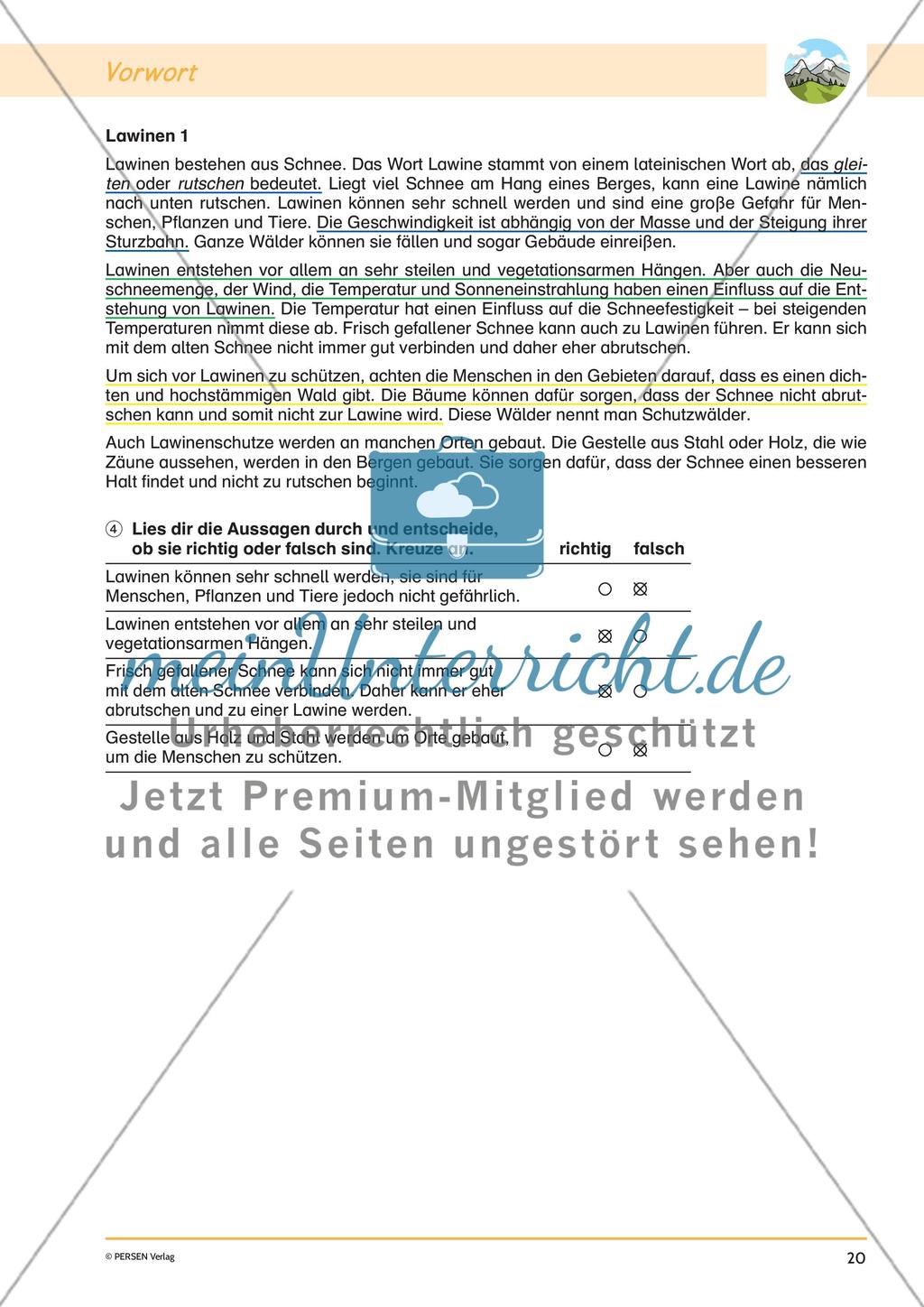 Lapbook: Die Alpen Preview 22