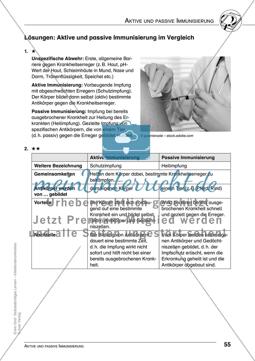 Aktive und passive Immunisierung Preview 11