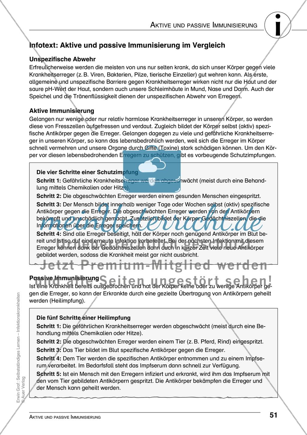Aktive und passive Immunisierung Preview 7