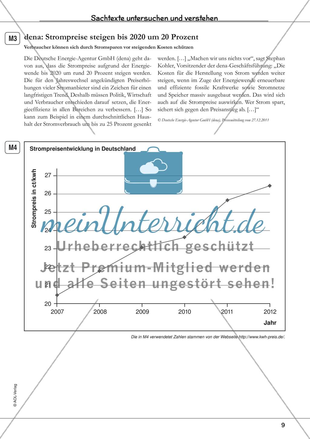 Sachtexte untersuchen und verstehen Preview 11