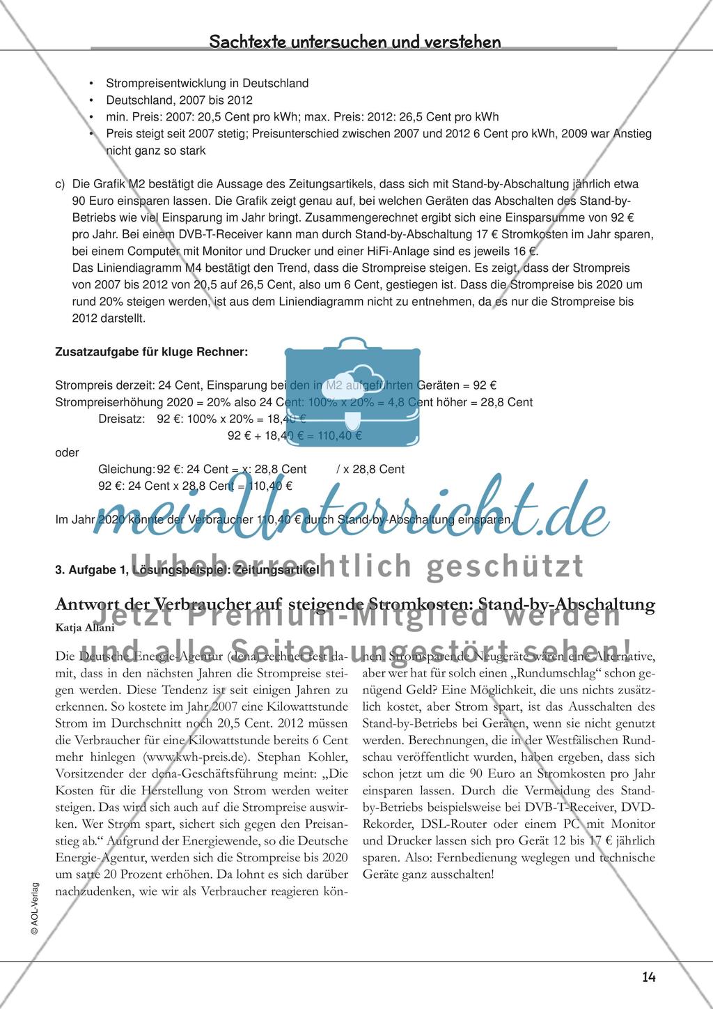 Sachtexte untersuchen und verstehen Preview 16