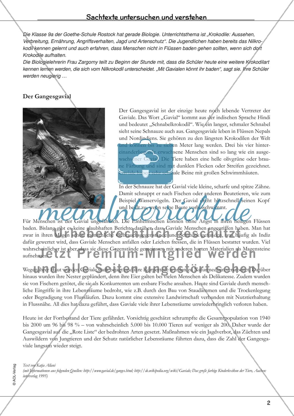Sachtexte untersuchen und verstehen Preview 4