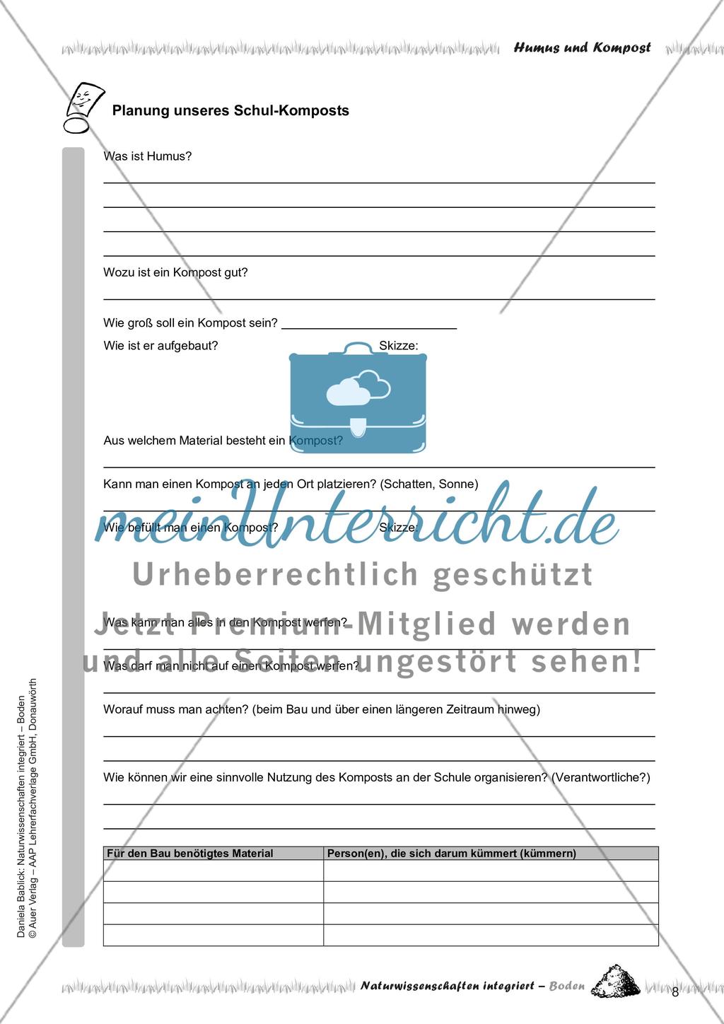 Bodenarten, Humus und Kompost Preview 10