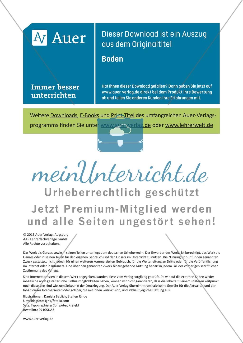Bodenarten, Humus und Kompost Preview 24
