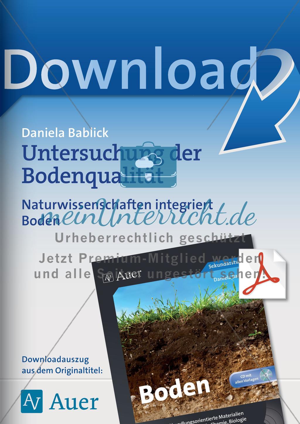 Untersuchung der Bodenqualität Preview 1