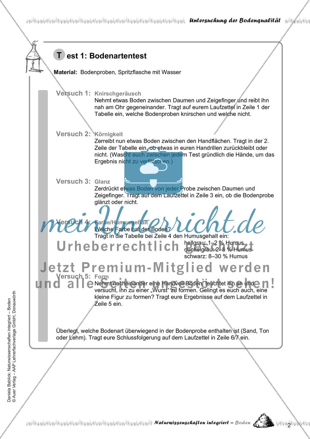 Untersuchung der Bodenqualität Preview 4