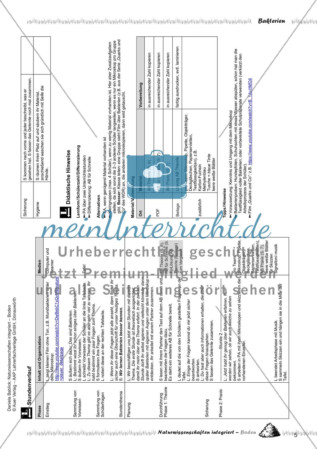 Boden, Bakterien und der Regenwurm Preview 7