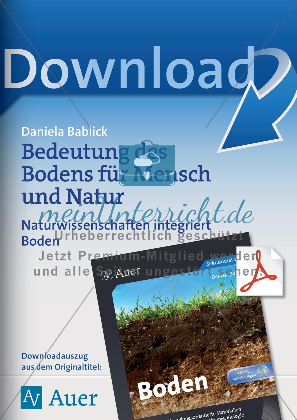 Bedeutung des Bodens für Mensch und Natur Preview 1