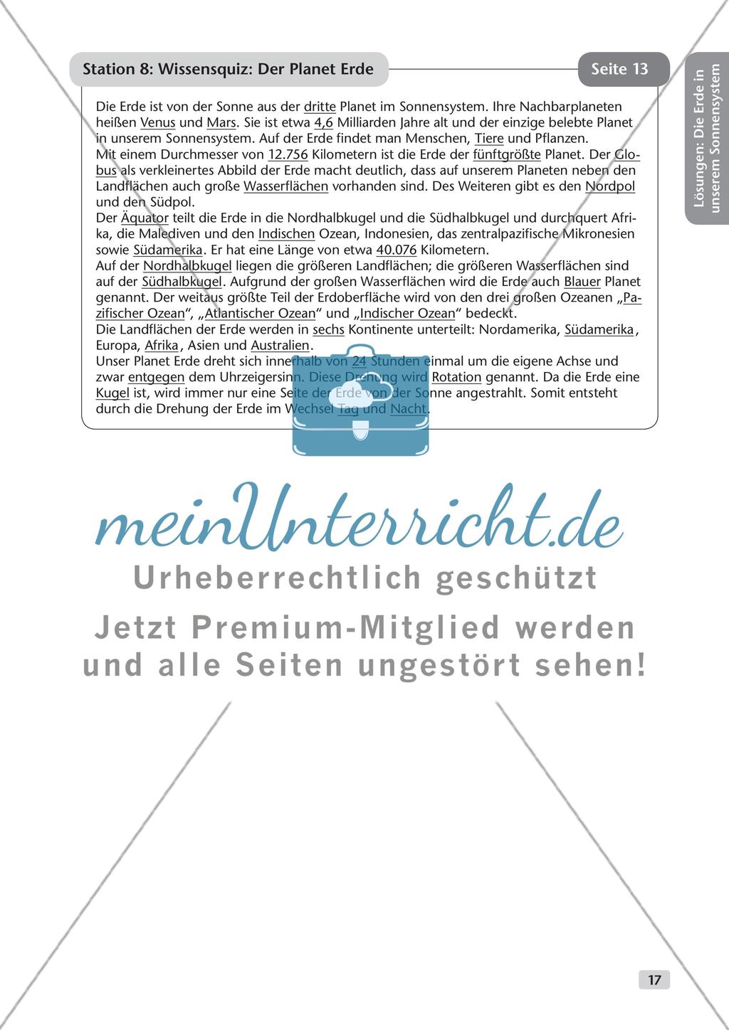 Die Erde in unserem Sonnensystem Preview 18
