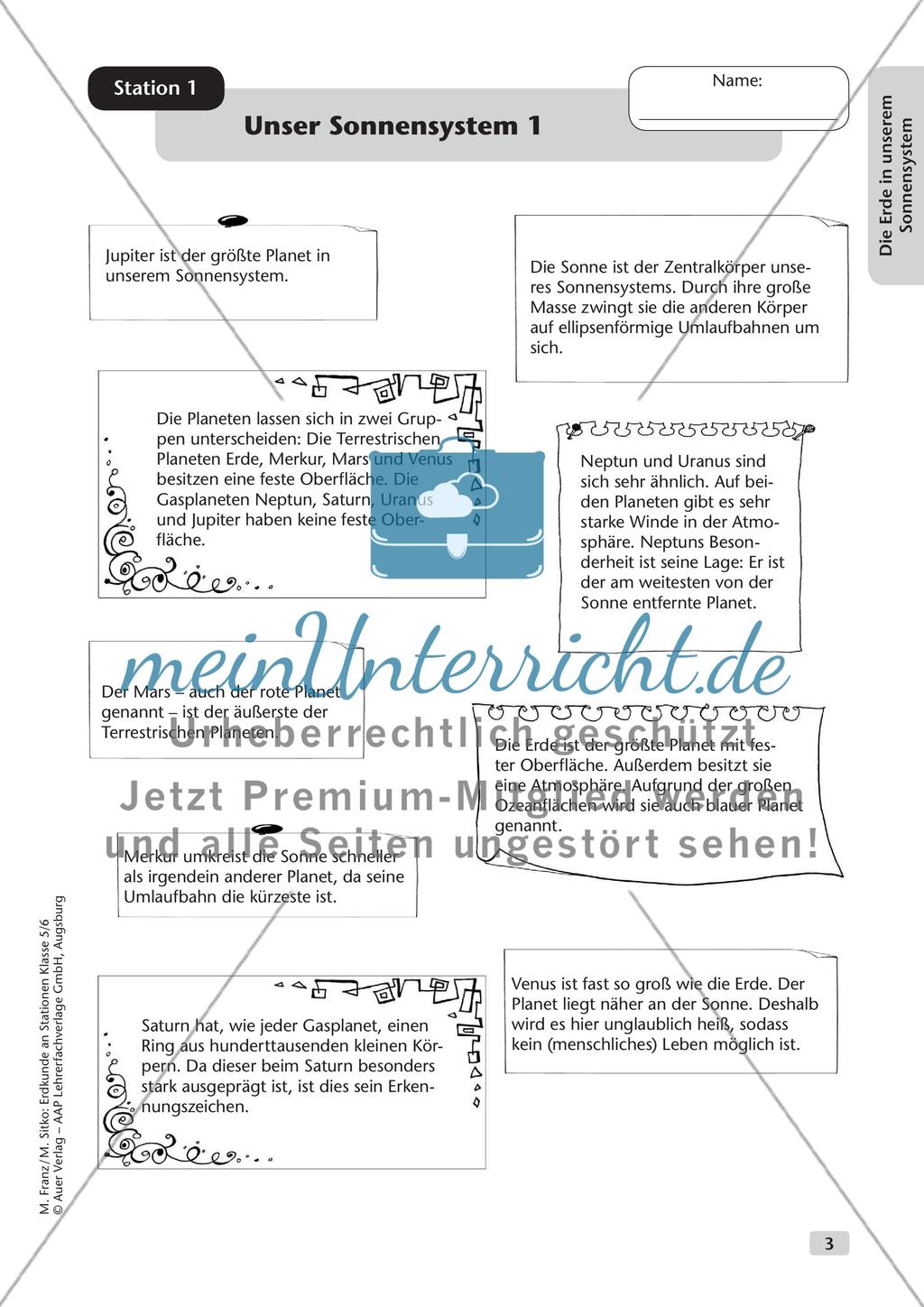Die Erde in unserem Sonnensystem Preview 4