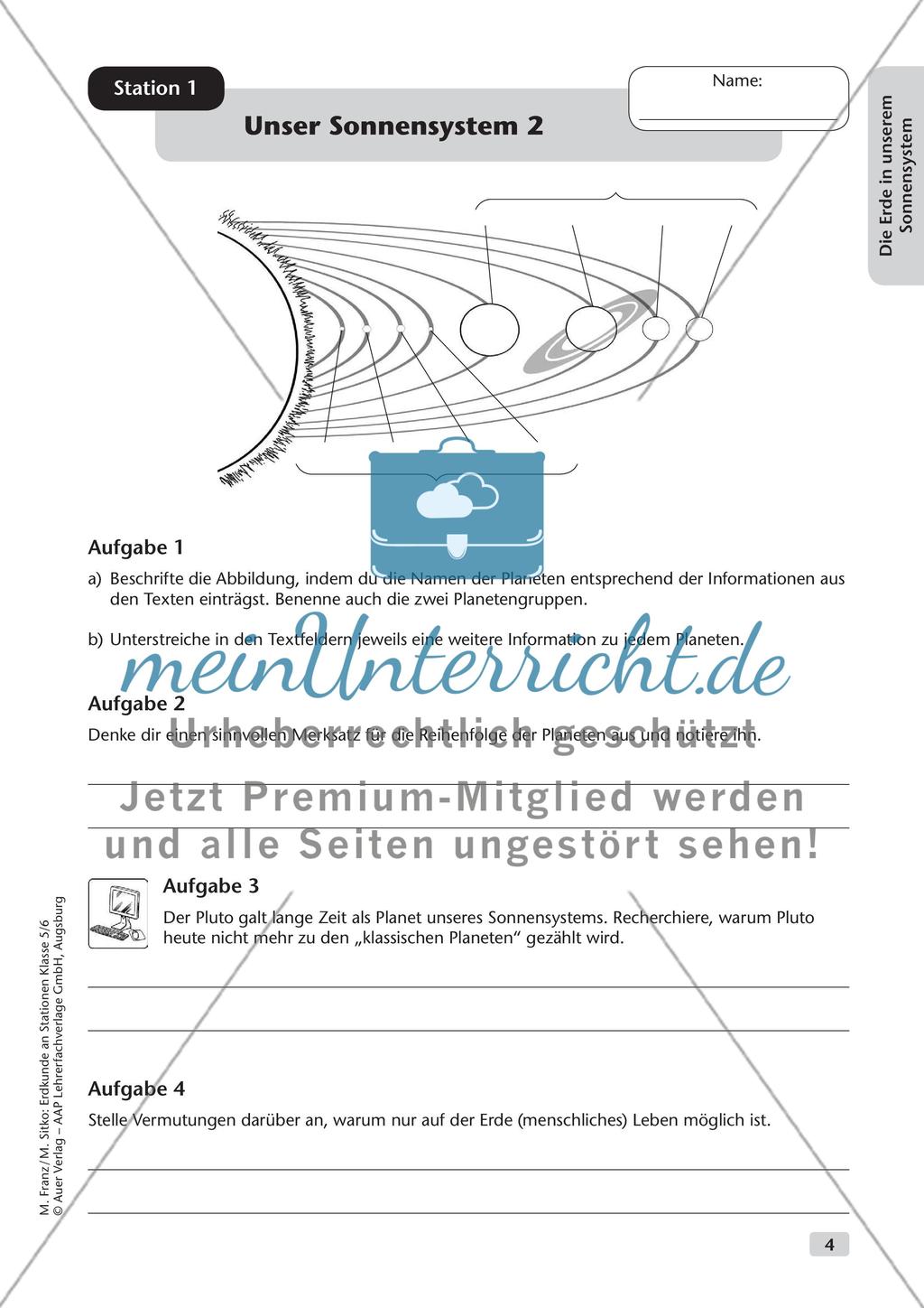 Die Erde in unserem Sonnensystem Preview 5