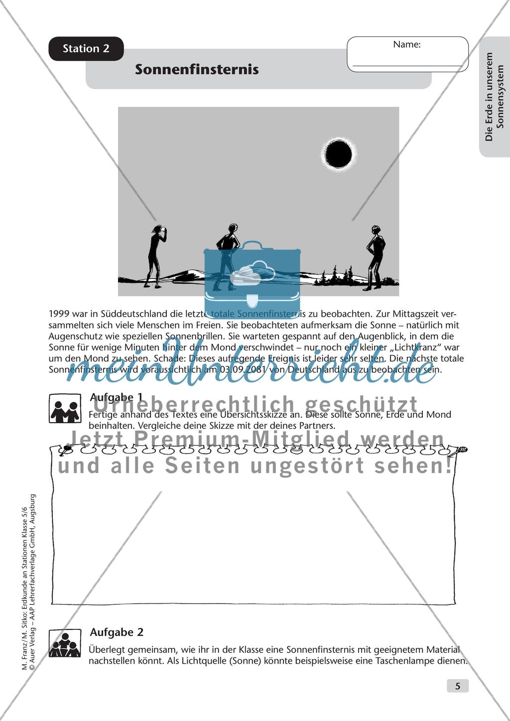 Die Erde in unserem Sonnensystem Preview 6