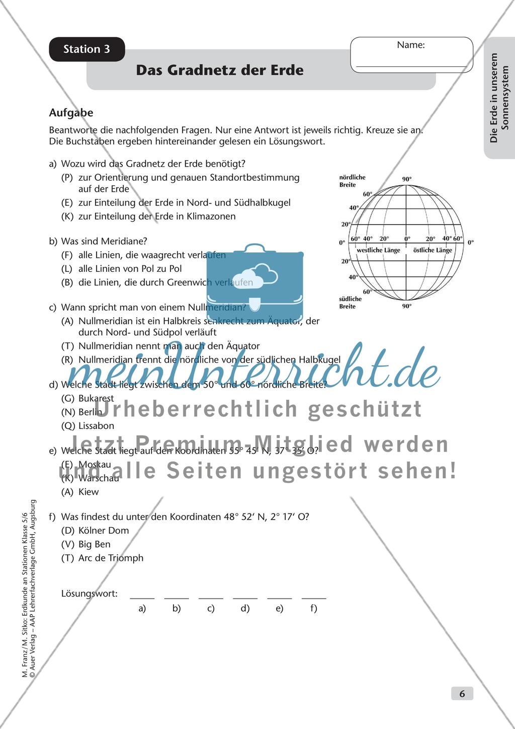 Die Erde in unserem Sonnensystem Preview 7