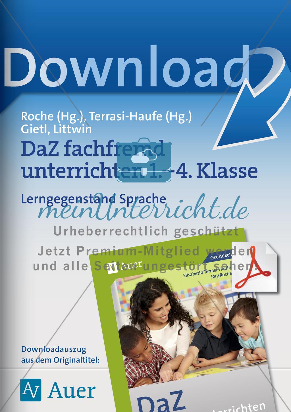 DaZ fachfremd unterrichten 1.-4. Klasse Preview 1