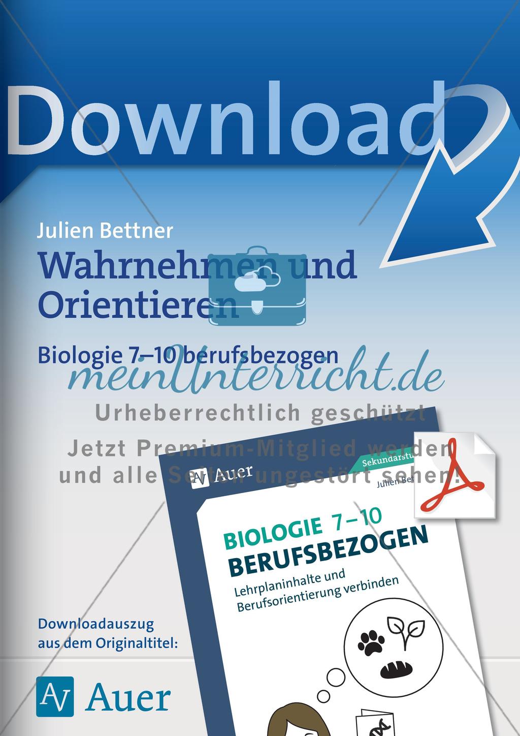 Wahrnehmen und Orientieren Preview 1