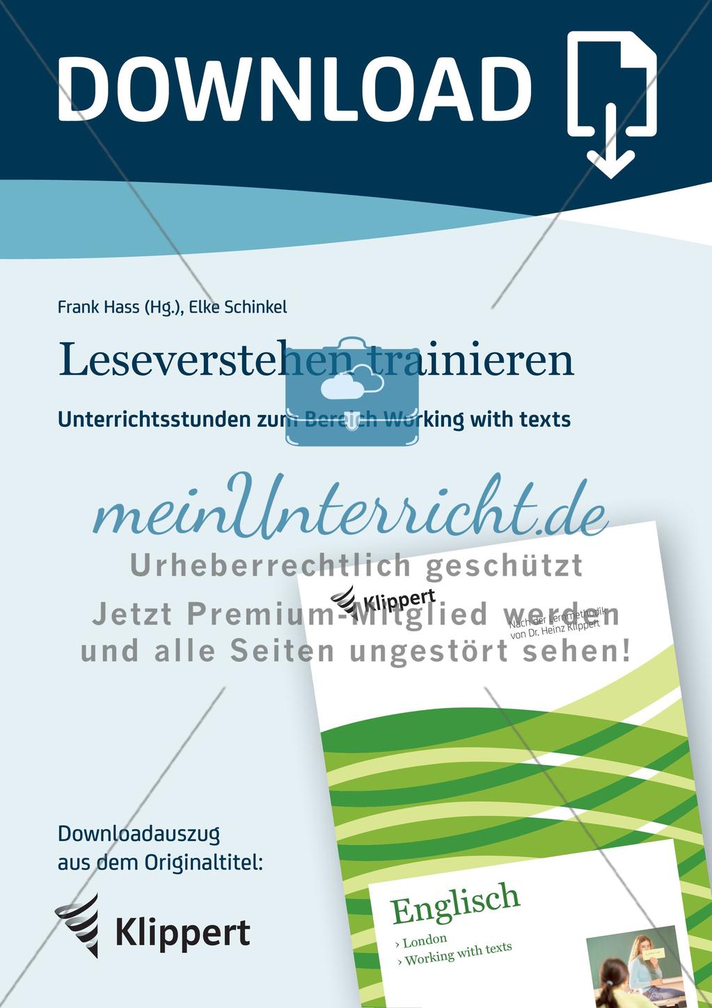 Leseverstehen trainieren Preview 1