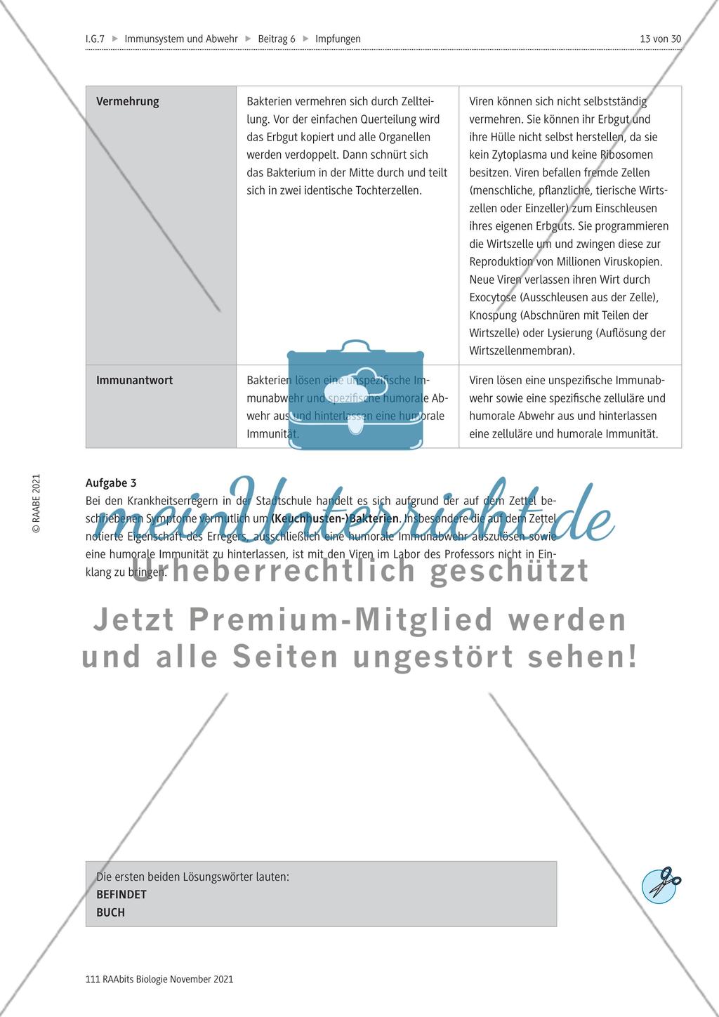 Aktive und passive Immunisierung - M1-M3 Preview 8
