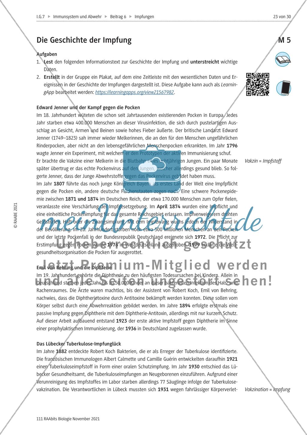Aktive und passive Immunisierung - M4-M6 Preview 4